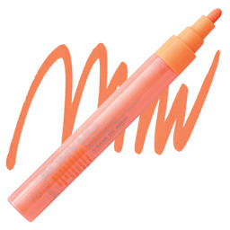 Montana Acrylic Marker - 2 mm, Power Orange marker and swatch