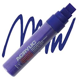 Montana Acrylic Marker - 15 mm Tip, Shock Lilac marker and swatch