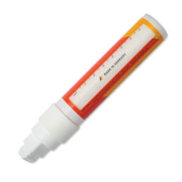 Molotow One4All Acrylic Marker - 15 mm Tip, White Glossy, Chisel Tip, marker barrel