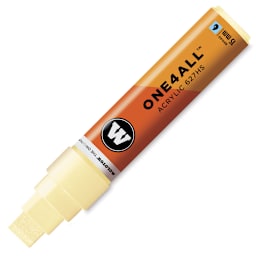 Molotow One4All Acrylic Marker - 15 mm Tip, Vanilla Pastel, Square Tip