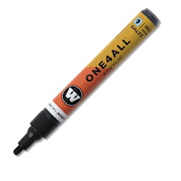 Molotow One4All Acrylic Marker - 4 mm Tip, Signal Black, Bullet Tip