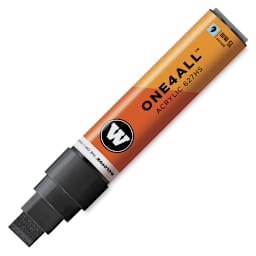 Molotow One4All Acrylic Marker - 15 mm Tip, Signal Black, Square Tip