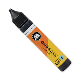 Molotow One4All Acrylic Marker Refill - 30 ml, Signal Black