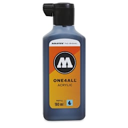 Molotow One4All Acrylic Marker Refill - 180 ml, Signal Black
