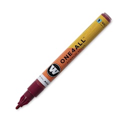 Molotow One4All Acrylic Marker - 2 mm Tip, Burgundy, Bullet Tip