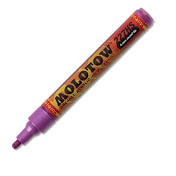 Molotow One4All Acrylic Marker - 4 mm Tip, Metallic Pink, Bullet Tip
