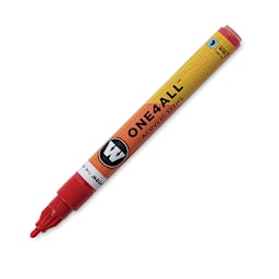 Molotow One4All Acrylic Marker - 2 mm Tip, Traffic Red, Bullet Tip