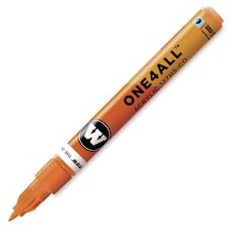 Molotow One4All Acrylic Marker - 1.5 mm Tip, Neon Orange Fluorescent