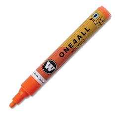 Molotow One4All Acrylic Marker - 4 mm Tip, Dare Orange, Bullet Tip