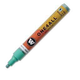 Molotow One4All Acrylic Marker - 4 mm Tip, Lago Blue Pastel, Bullet Tip
