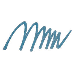 Molotow One4All Acrylic Marker - 2 mm Tip, Metallic Blue, Bullet Tip swatch