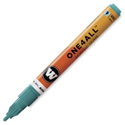 Molotow One4All Acrylic Marker - 2 mm Tip, Lagoon Blue, Bullet Tip