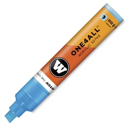 Molotow One4All Acrylic Marker - 4–8 mm Tip, Shock Blue Middle, Chisel Tip
