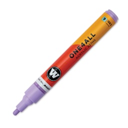 Molotow One4All Acrylic Marker - 4 mm Tip, Lavender, Bullet Tip, cap off