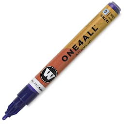 Molotow One4All Acrylic Marker - 2 mm Tip, Violet Dark, Bullet Tip