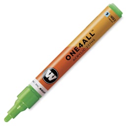 Molotow One4All Acrylic Marker - 4 mm Tip, Neon Green Fluorescent, Bullet Tip