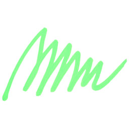 Molotow One4All Acrylic Marker - 4 mm Tip, Neon Green Light Fluorescent, Bullet Tip, swatch