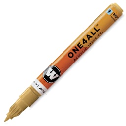 Molotow One4All Acrylic Marker - 1.5 mm Tip, Ochre Brown Light