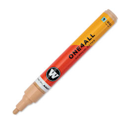 Molotow One4All Acrylic Marker - 4 mm Tip, Sand, Bullet Tip, cap off