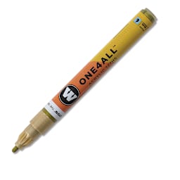Molotow One4All Acrylic Marker - 2 mm Tip, Metallic Gold, Bullet Tip