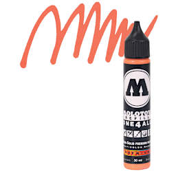 Molotow One4All Acrylic Marker Refill - 30 ml, Dare Orange and swatch