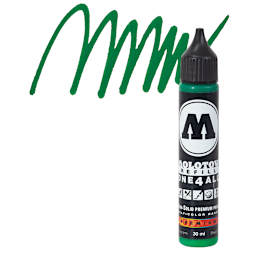 Molotow One4All Acrylic Marker Refill - 30 ml, Mister Green and swatch