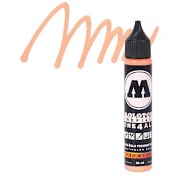 Molotow One4All Acrylic Marker Refill - 30 ml, Neon Orange Fluorescent and swatch