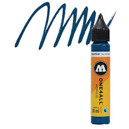 Molotow One4All Acrylic Refill - 30 ml refill, Petrol and swatch
