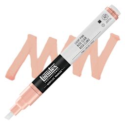 Liquitex Paint Marker - Light Pink, 2mm Tip marker and swatch
