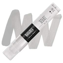 Liquitex Paint Marker - Neutral Gray 8, 15mm Tip marker and swatch
