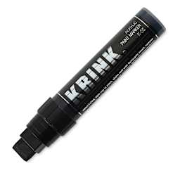 Krink K-55 Paint Markers - Black Marker shown uncapped at angle