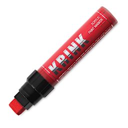 Krink K-55 Paint Markers - Red Marker shown uncapped at angle