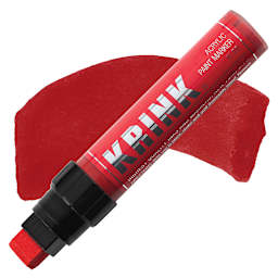 Krink K-55 Paint Marker - Red marker and swatch
