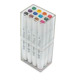 ShinHan Touch Twin Brush Markers - Main Colors, Set of 12