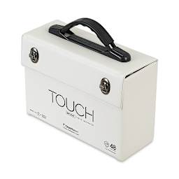 Shinhan Touch Twin Brush Markers - Assorted, Set of 48