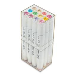 ShinHan Touch Twin Brush Markers - Pastels, Set of 12