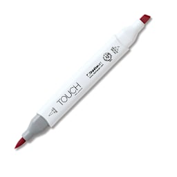 ShinHan Touch Twin Brush Marker - Deep Red (marker)