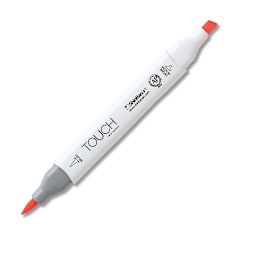 ShinHan Touch Twin Brush Marker - Fluorescent Orange (marker)