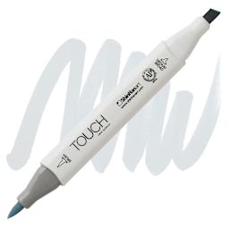 Shinhan Touch Twin Brush Marker - Blue Grey 1 BG1 marker and swatch