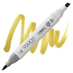 ShinHan Touch Twin Brush Marker - Brown Grey BR104 marker and swatch