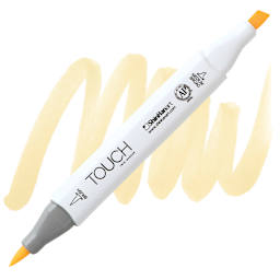 ShinHan Touch Twin Brush Marker - Buttercup Yellow Y141 marker and swatch