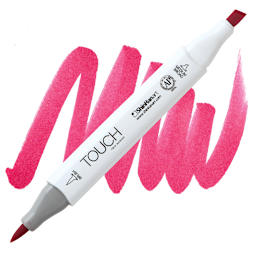 Shinhan Touch Twin Brush Marker - Cherry Pink marker marker and swatch