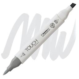 Shinhan Touch Twin Brush Marker - Blue Grey 1 BG1 marker and swatch