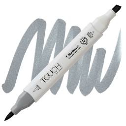 ShinHan Touch Twin Brush Marker - Cool Grey 5 CG5 marker and swatch