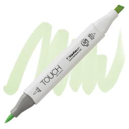 ShinHan Touch Twin Brush Marker - Dim Green GY173 marker and swatch