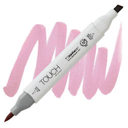 ShinHan Touch Twin Brush Marker - Dull Cosmos Purple marker and swatch
