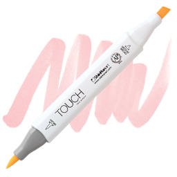 ShinHan Touch Twin Brush Marker - Fruit Pink R28 marker and swatch