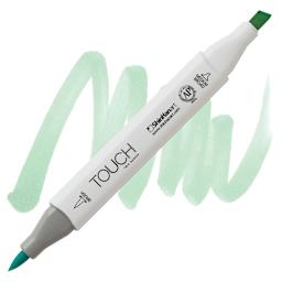 ShinHan Touch Twin Brush Marker - Jade Green B171 marker and swatch