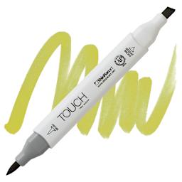 ShinHan Touch Twin Brush Marker - Olive Pale marker marker and swatch