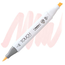 ShinHan Touch Twin Brush Marker - Pale Cherry Pink R135 marker and swatch